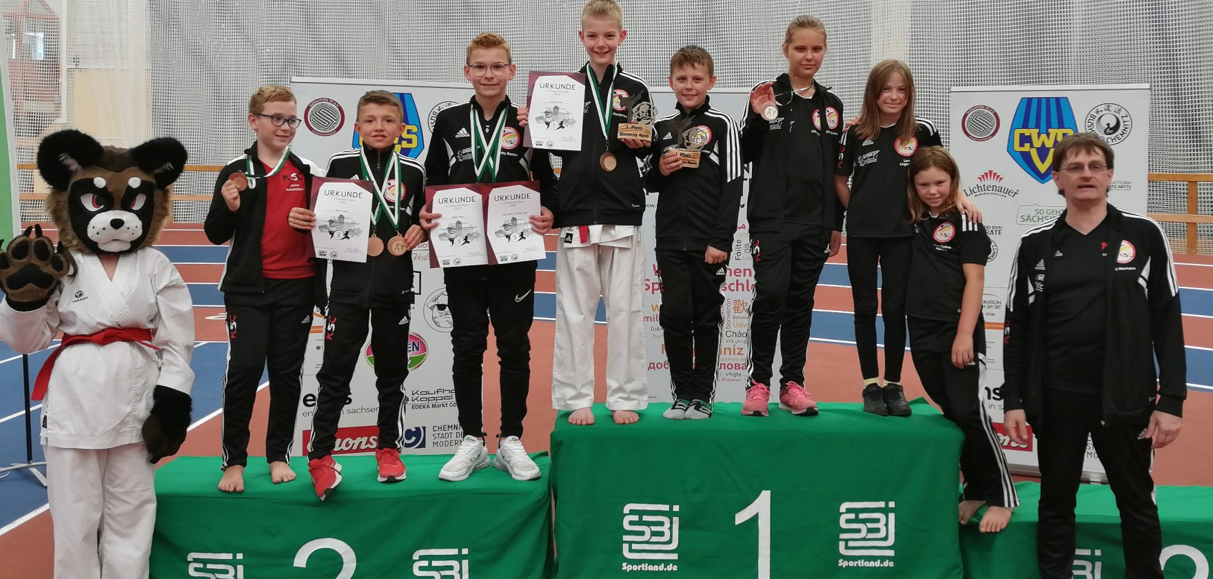 Gold und Bronze auf der Chemnitz Open